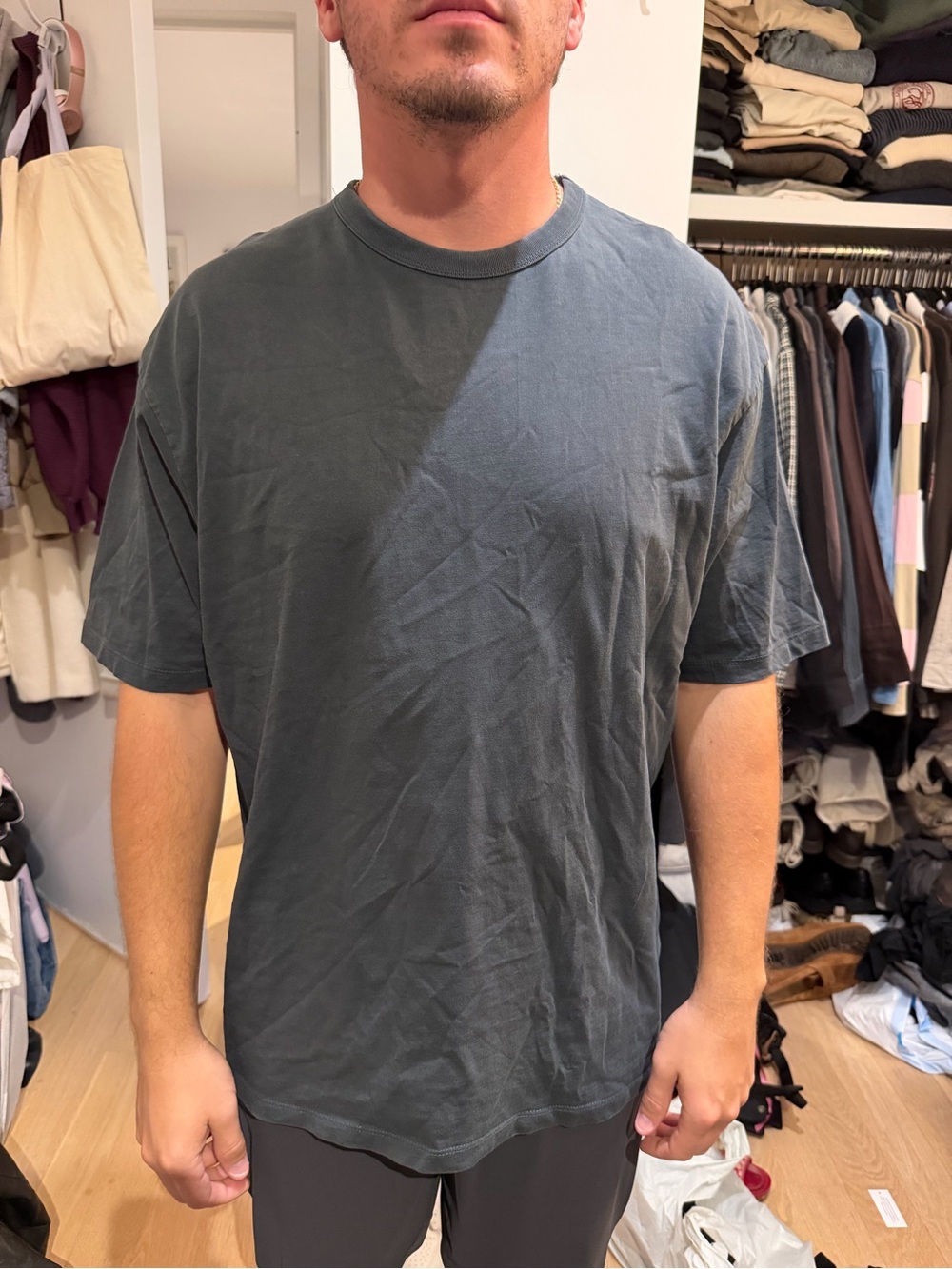 Men's Industrie Australia Short Sleeve Crewneck Tee - slate/Charcoal